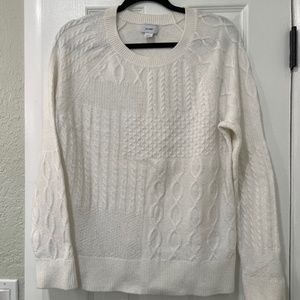 Old Navy - Winter White Knit Sweater